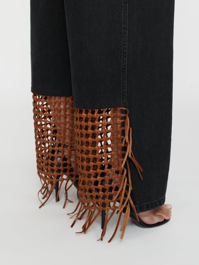 Basket Leather Jean