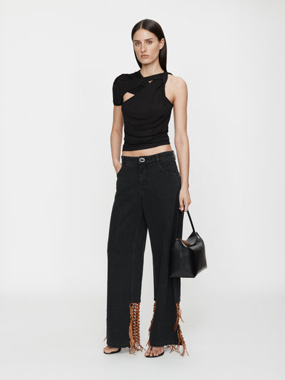 Basket Leather Jean