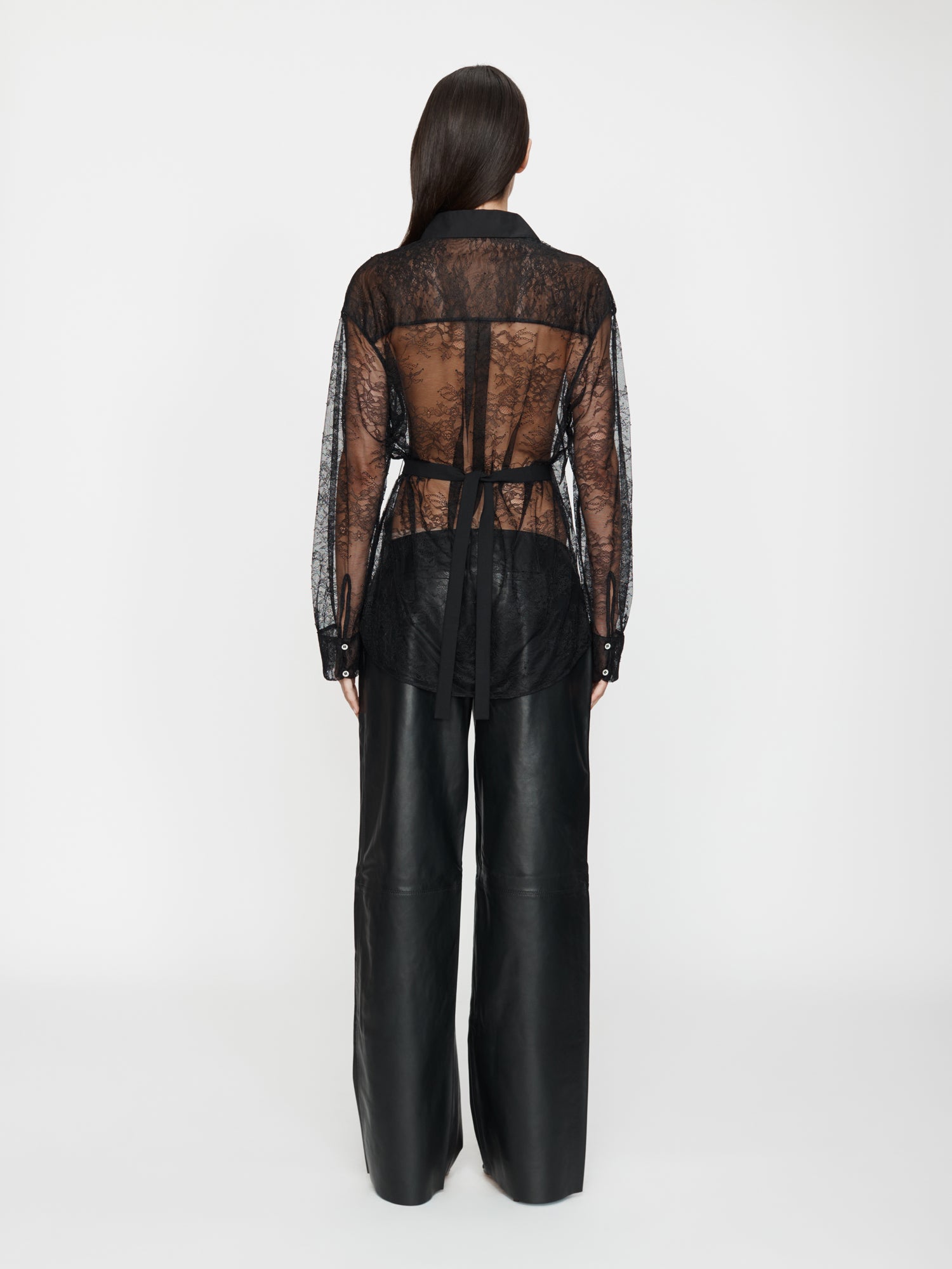 Lace Tux Shirt