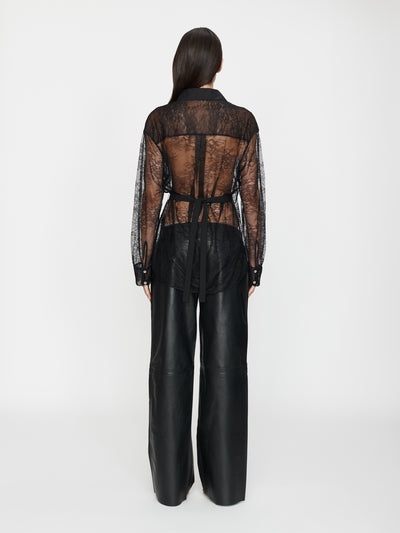 Lace Tux Shirt