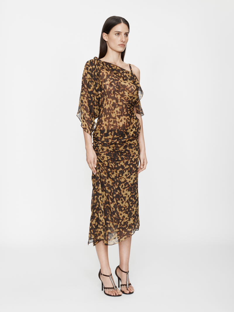 Roule Trimmed Silk Drape Top - Image 5