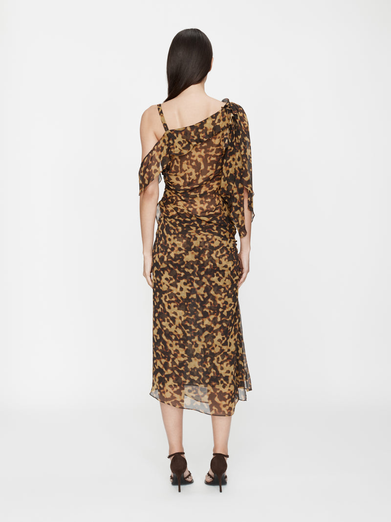 Roule Trimmed Silk Drape Top - Image 5