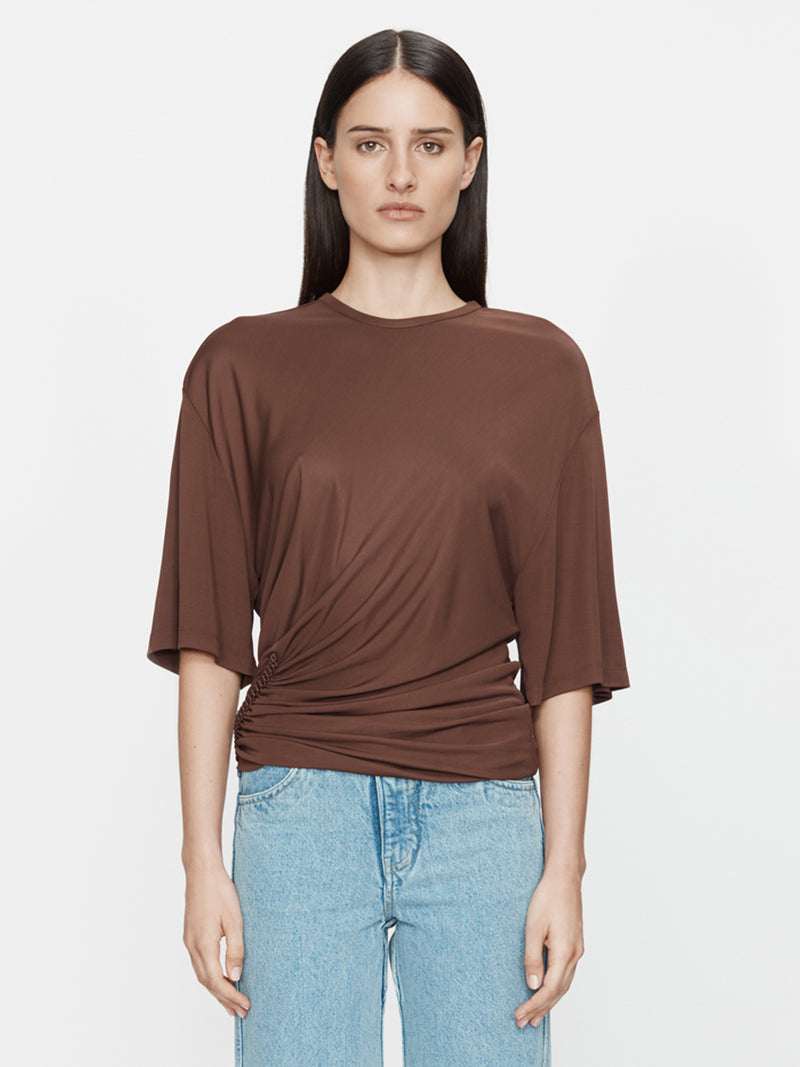 Shibari Jersey Ruche Tee - Image 1