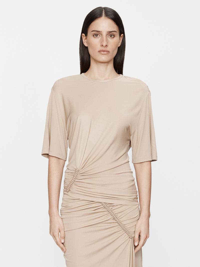 Shibari Jersey Ruche Tee - Image 1