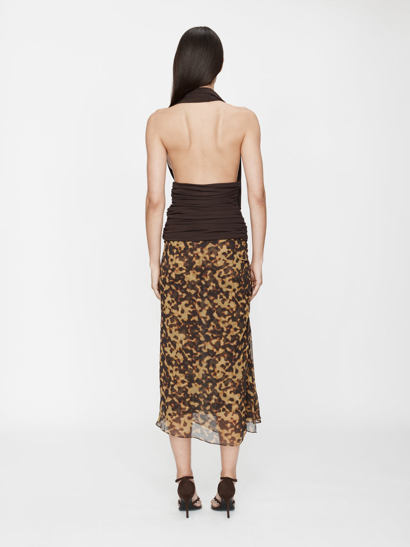 Draped Cummerbund Jersey Top - Image 5