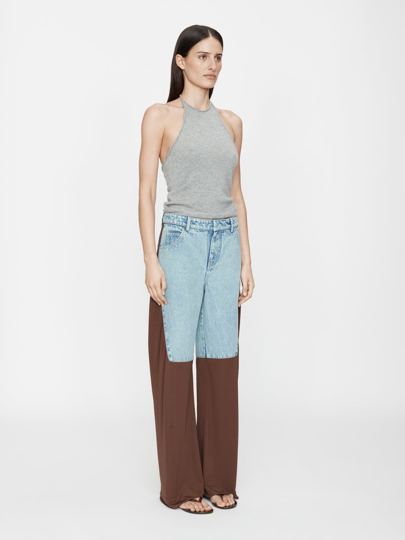 Taped Denim Jersey Jean - Image 3