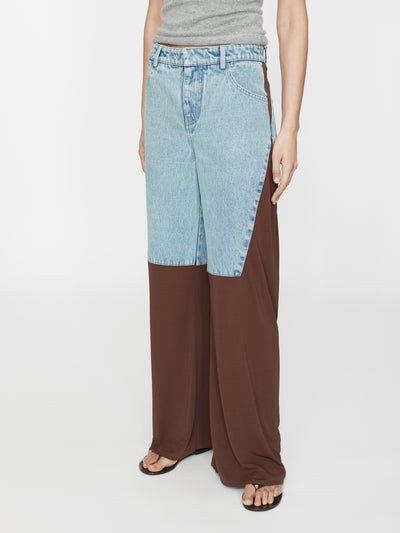 Taped Denim Jersey Jean