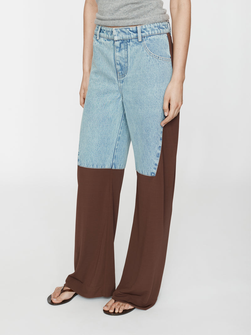 Taped Denim Jersey Jean - Image 3