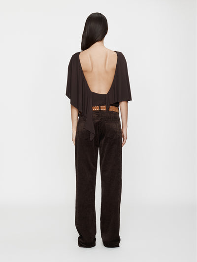Fluted Jersey Top