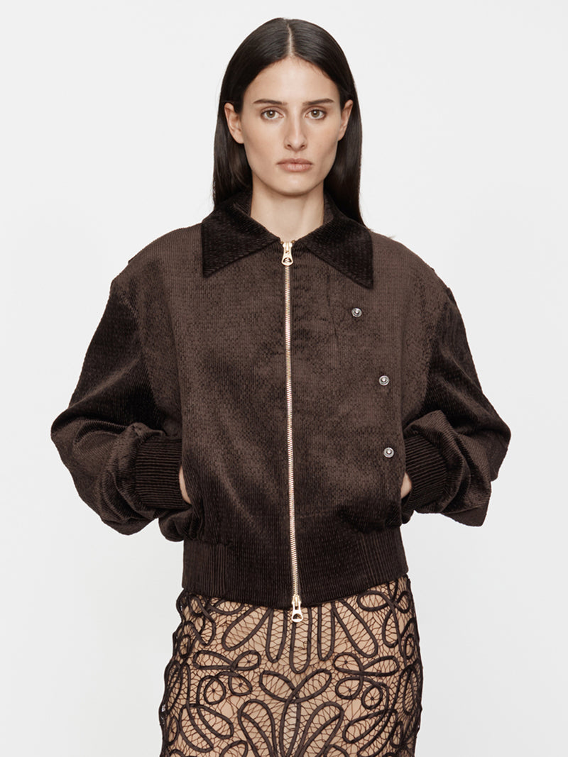 Lapped Flight Corduroy Bomber Jacket - Image 1