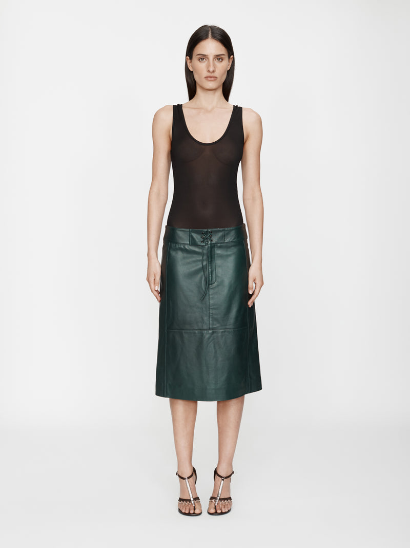 Eddie Leather Skirt - Image 4
