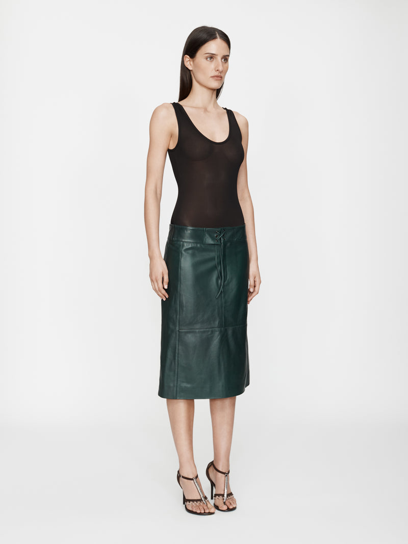 Eddie Leather Skirt - Image 2