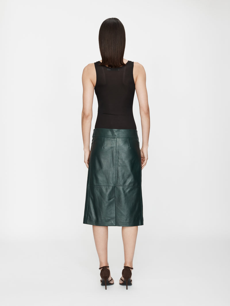 Eddie Leather Skirt - Image 3