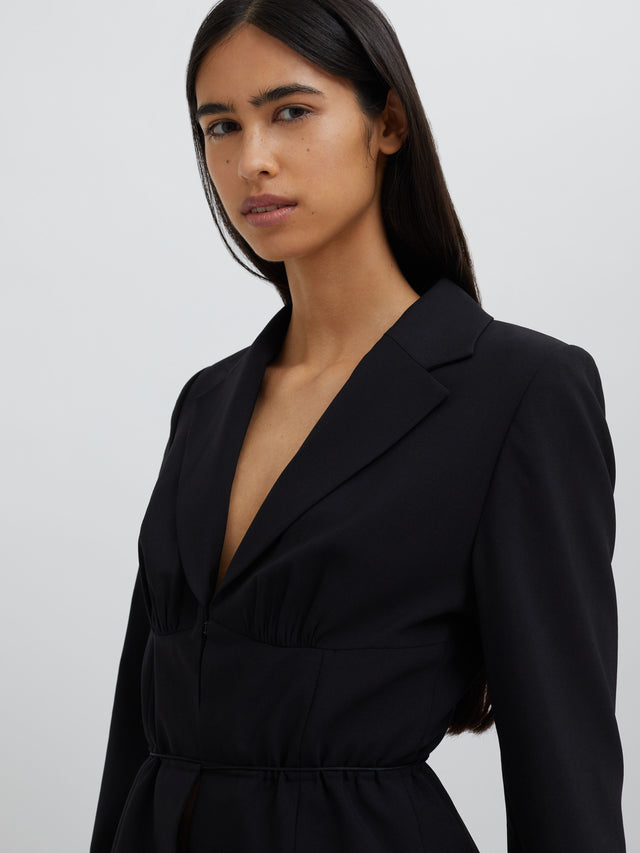 Balconette Tie Front Blazer