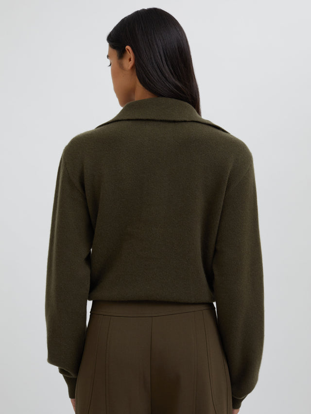 Cashmere Polo Sweater