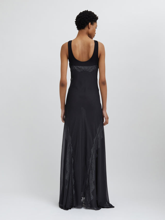 Encased Lace Cami Tank Gown