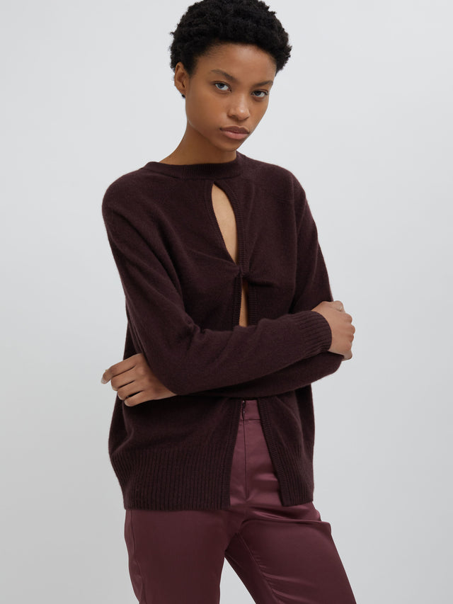 Monument Open Twist Sweater