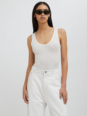 Christopher Esber | Sonora Tank Bodysuit White