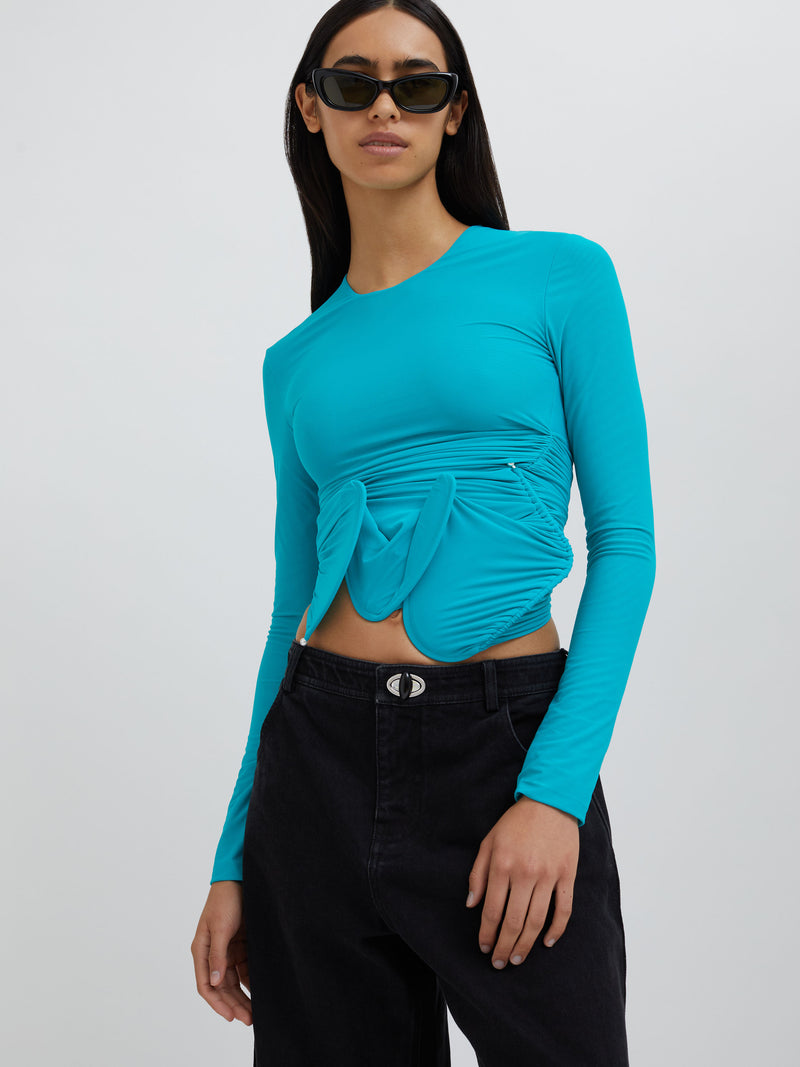 Venus Looped Long Sleeve Top