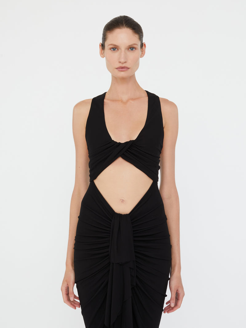 Vivenda Drape Front Dress - Image 3
