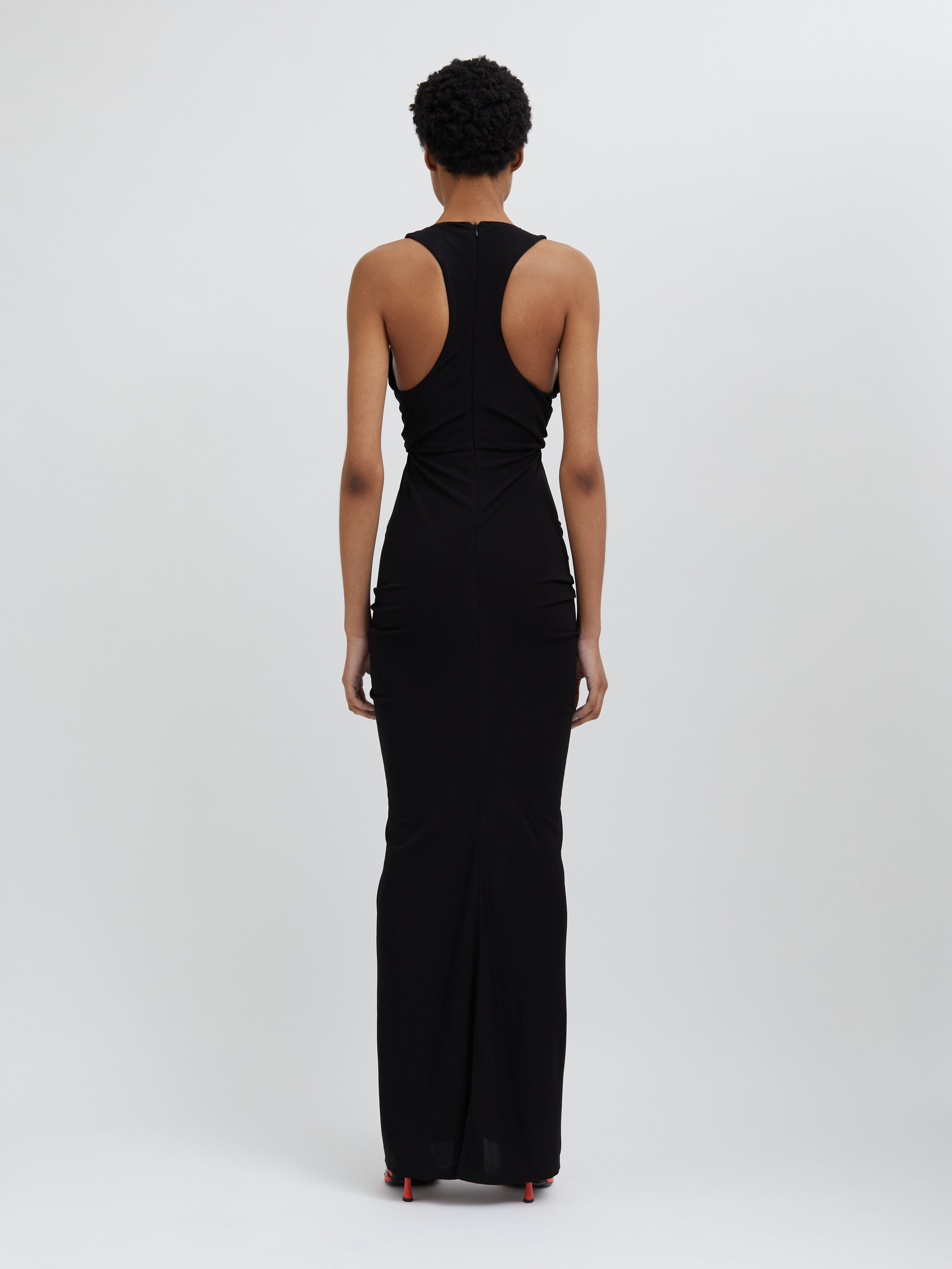 Vivenda Drape Front Dress