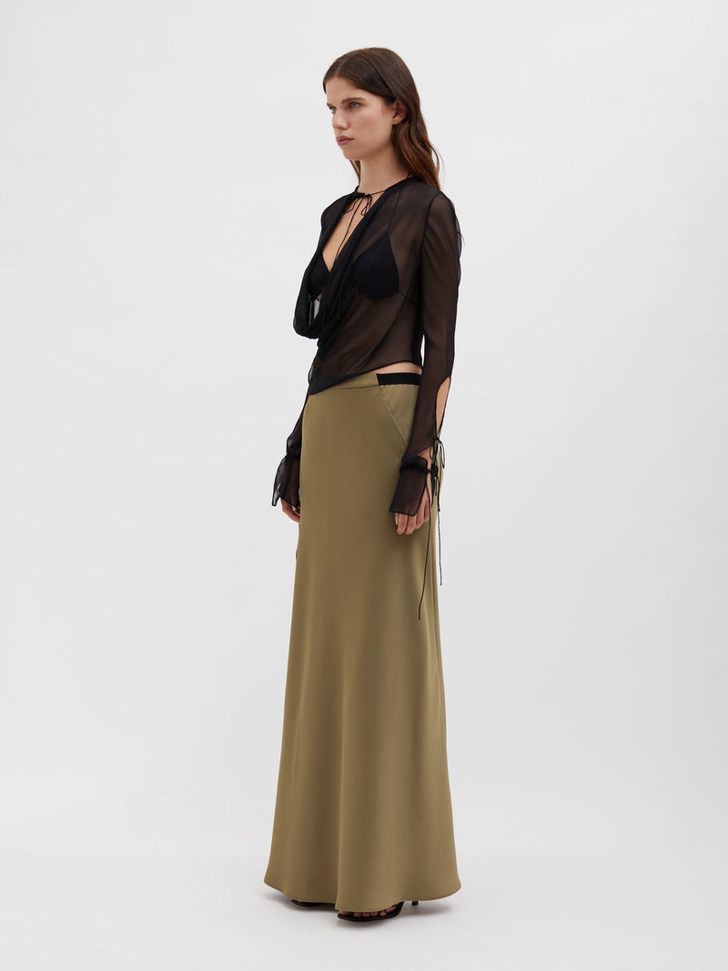 Mobius Long Sleeve Tie Top - Image 3