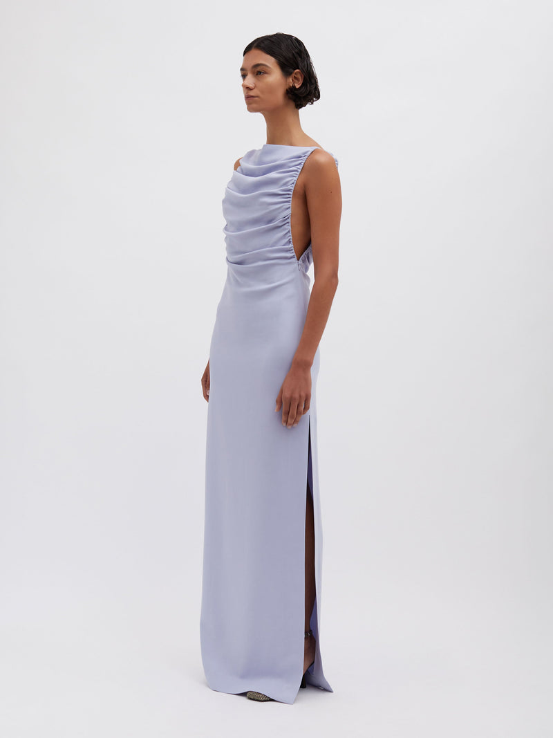 Seren Ruched Column Dress - Image 3