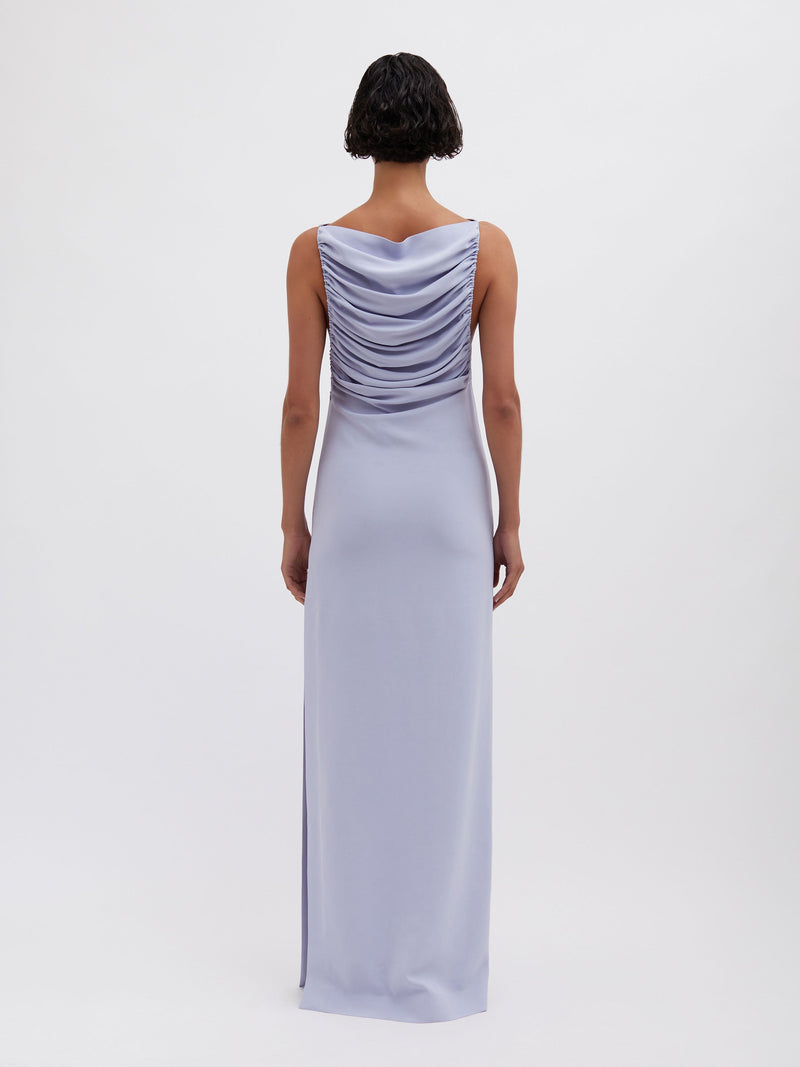 Seren Ruched Column Dress - Image 4