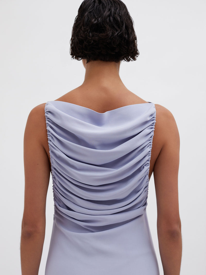 Seren Ruched Column Dress - Image 5