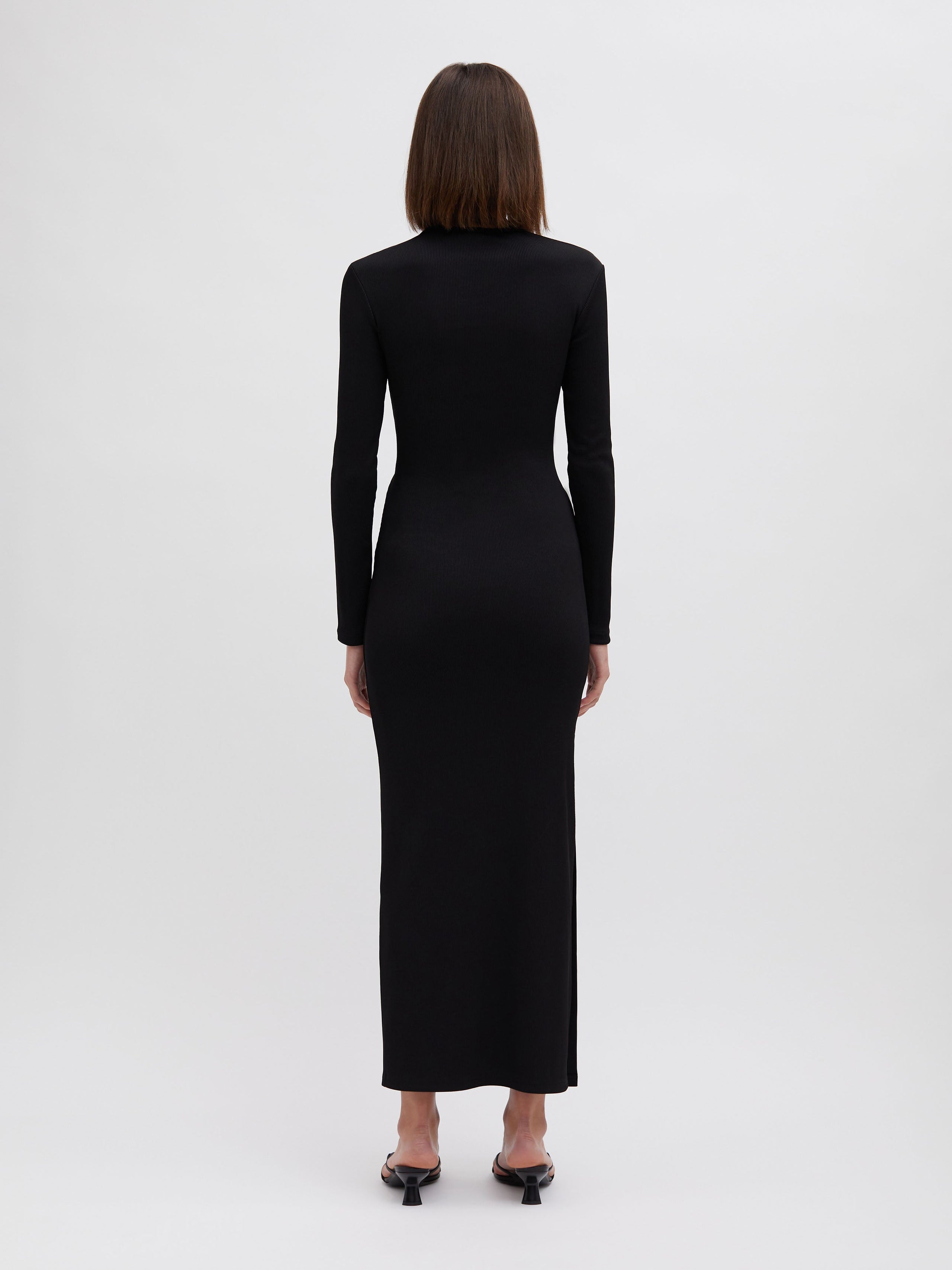 Looped Moodstone Long Sleeve Dress