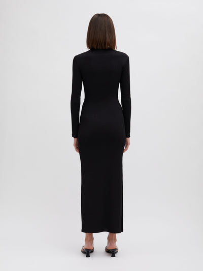 Looped Moodstone Long Sleeve Dress