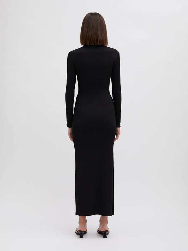 Looped Moodstone Long Sleeve Dress