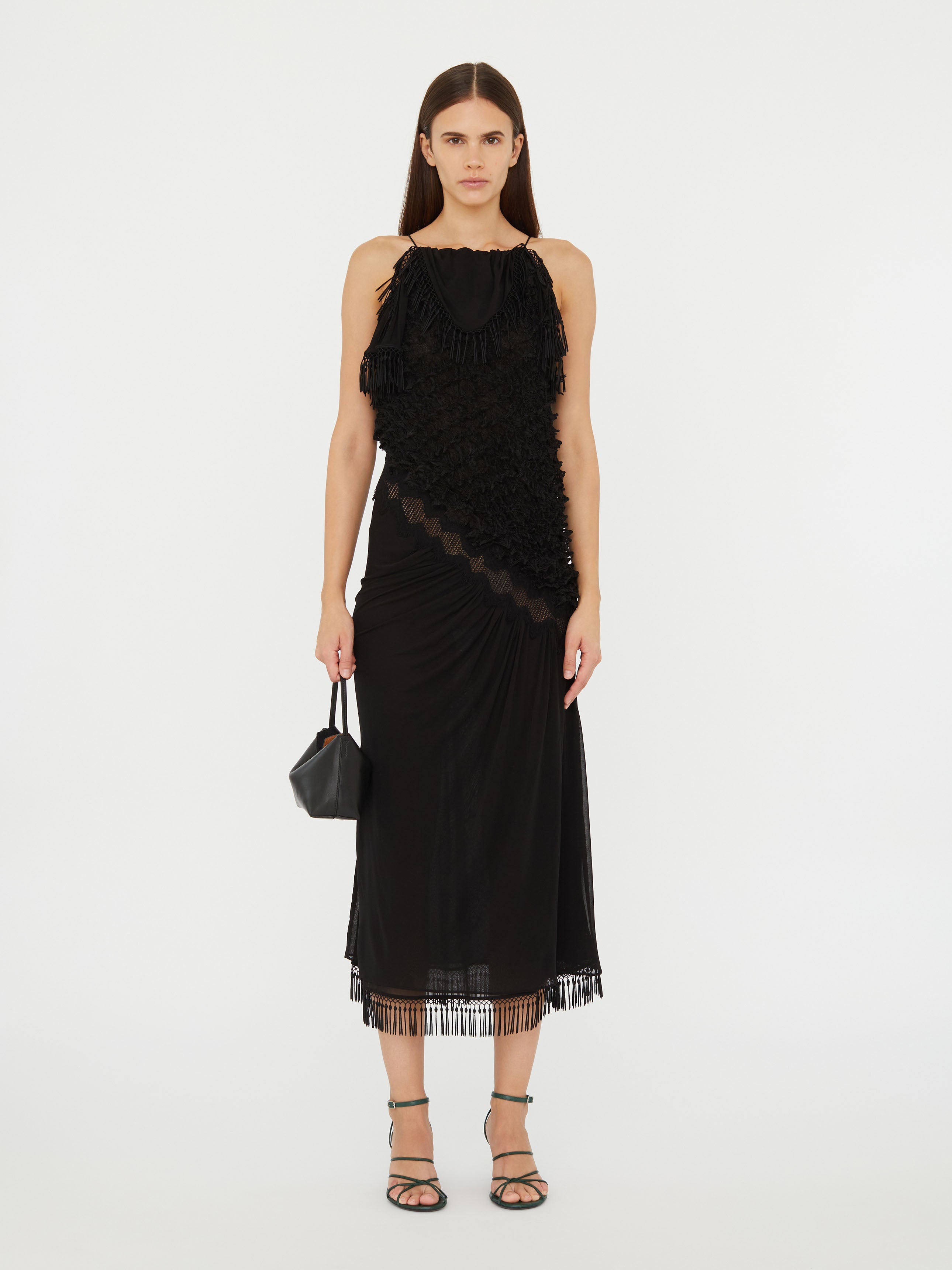 Urchin Knit Drape Dress