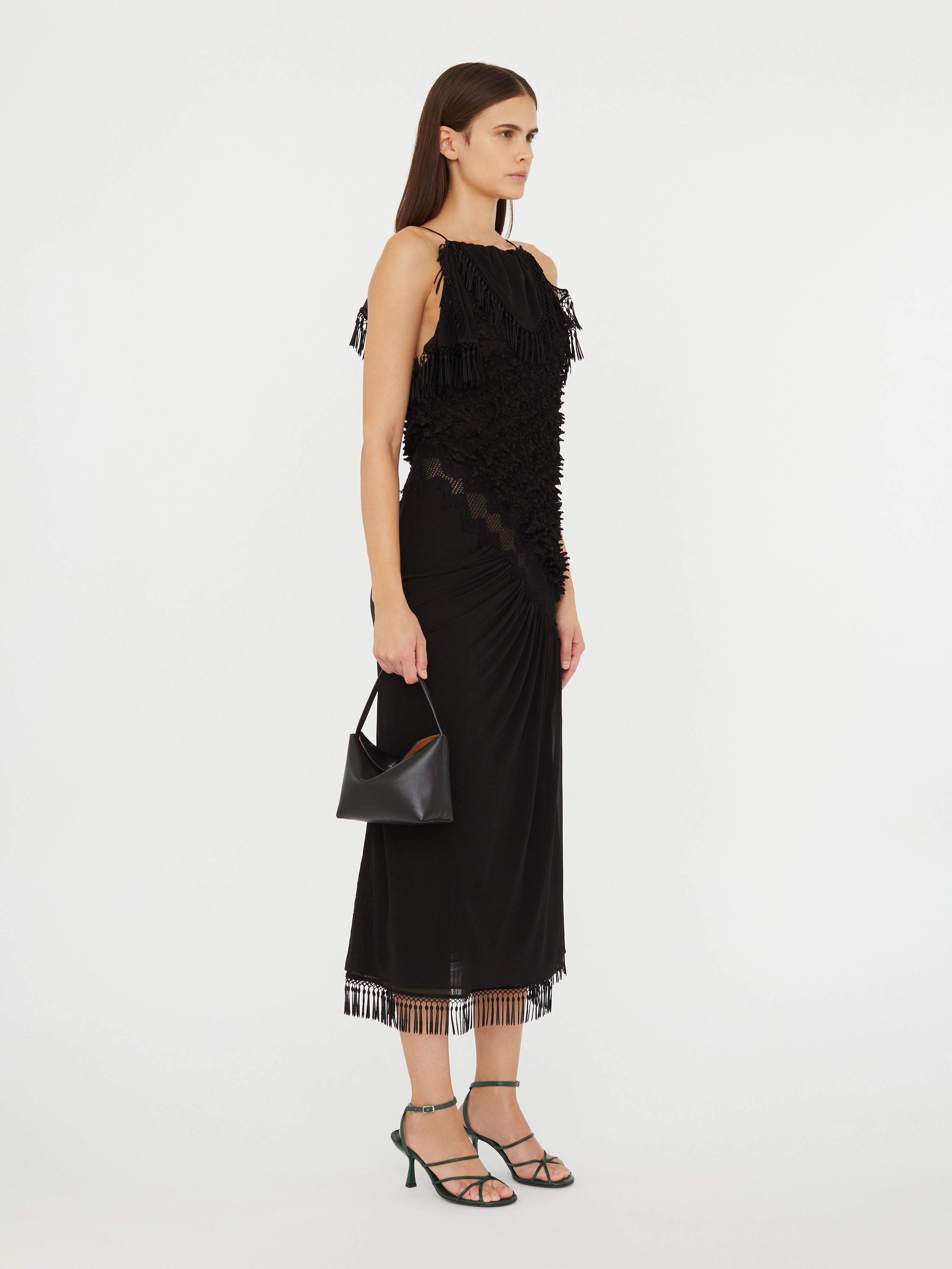 Urchin Knit Drape Dress