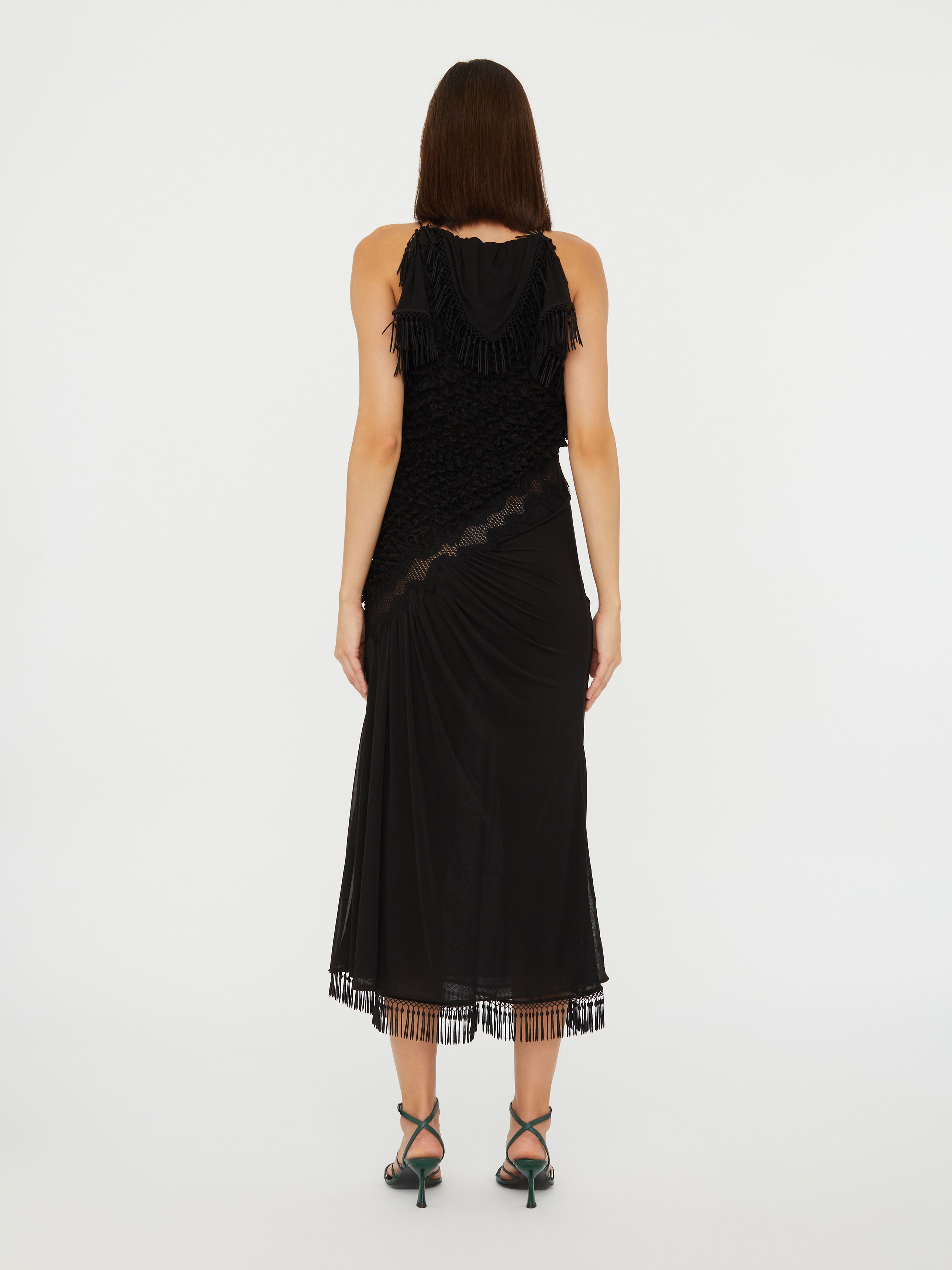 Urchin Knit Drape Dress