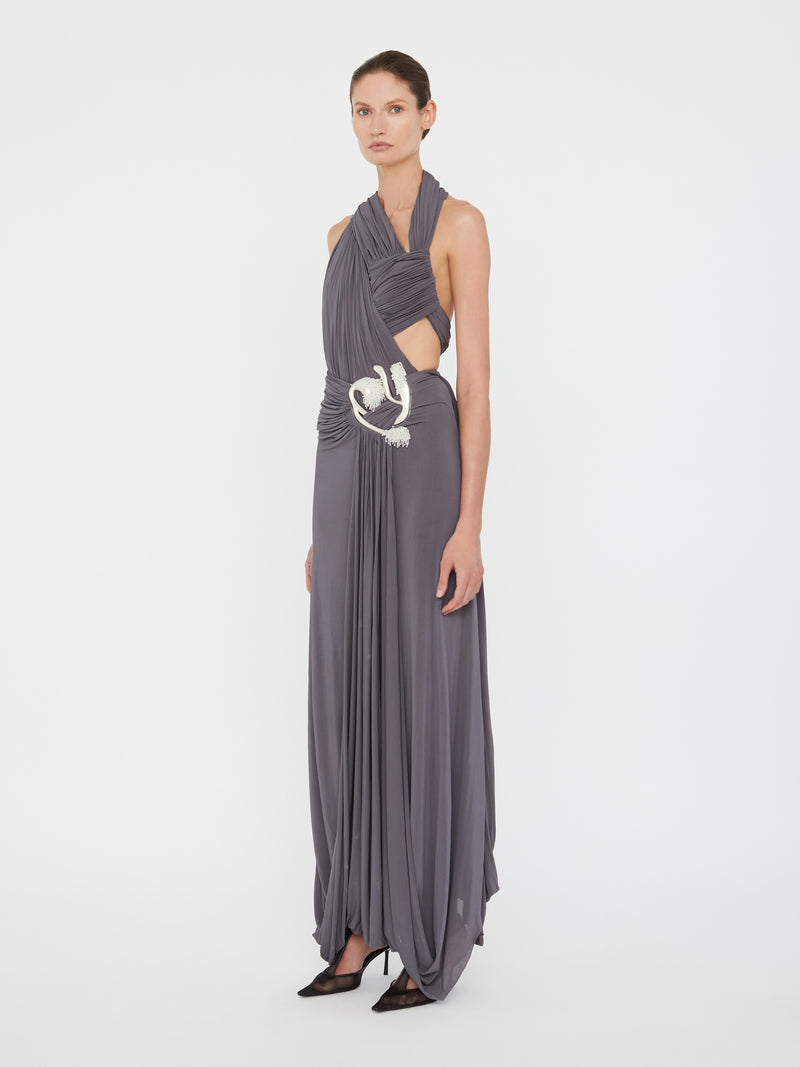Sculptured Loop Drape Skirt - Image 4