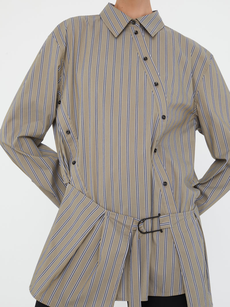 Deconstruct Cotton Shirt Tunic - Image 4
