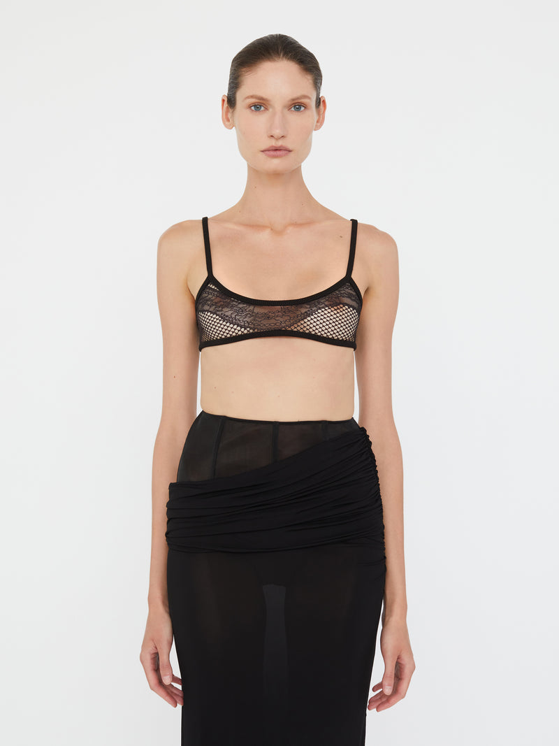 Coiled Jersey Corseted Skirt - Image 4