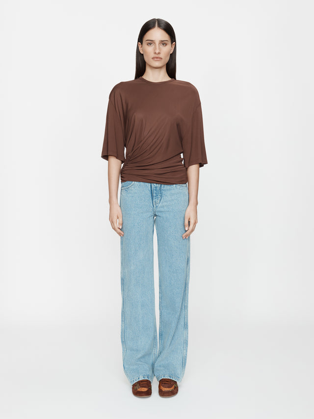 Shibari Jersey Ruche Tee