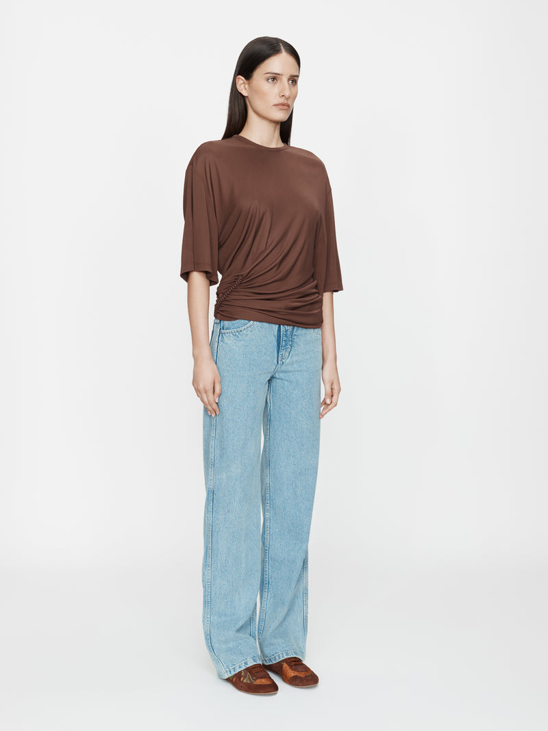 Shibari Jersey Ruche Tee - Image 4