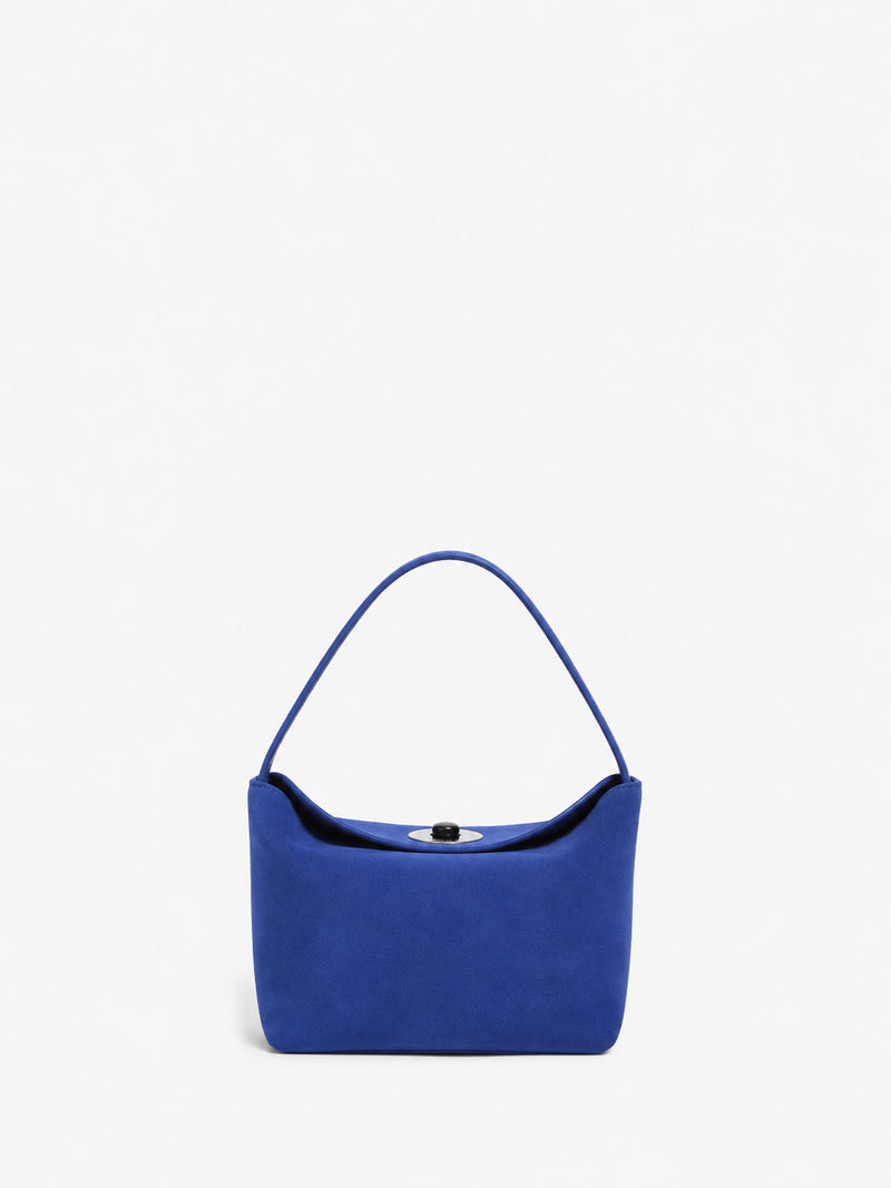 Turnlock Suede Mini Bag - Image 1