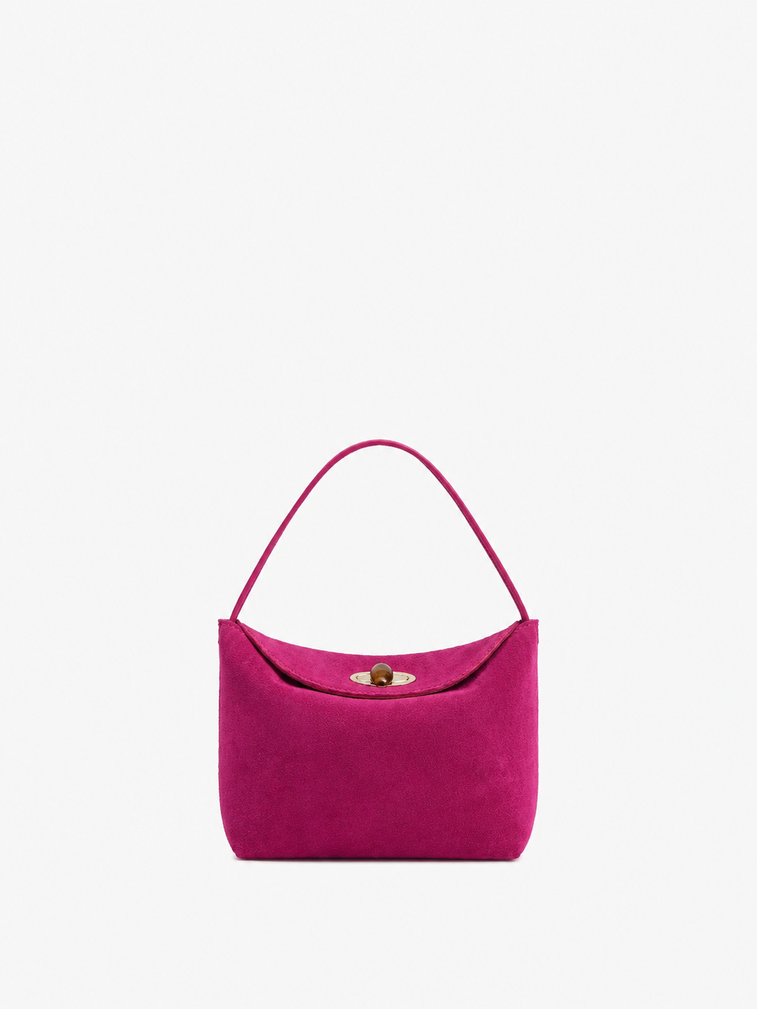 Turnlock Suede Mini Bag