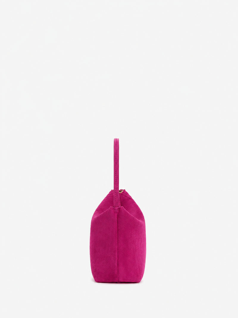 Turnlock Suede Mini Bag - Image 4