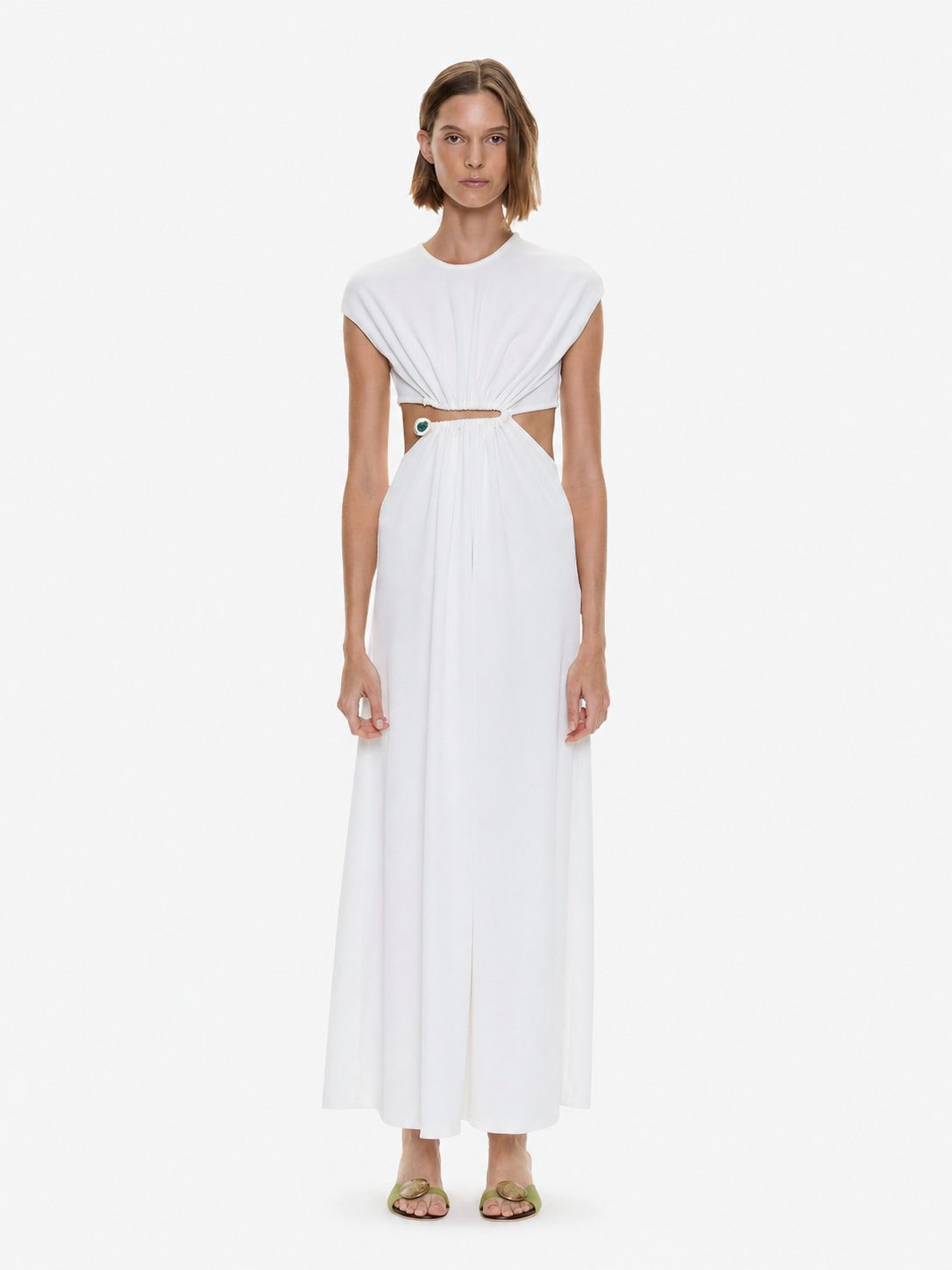 Droplet Crystal Clasp Tank Dress