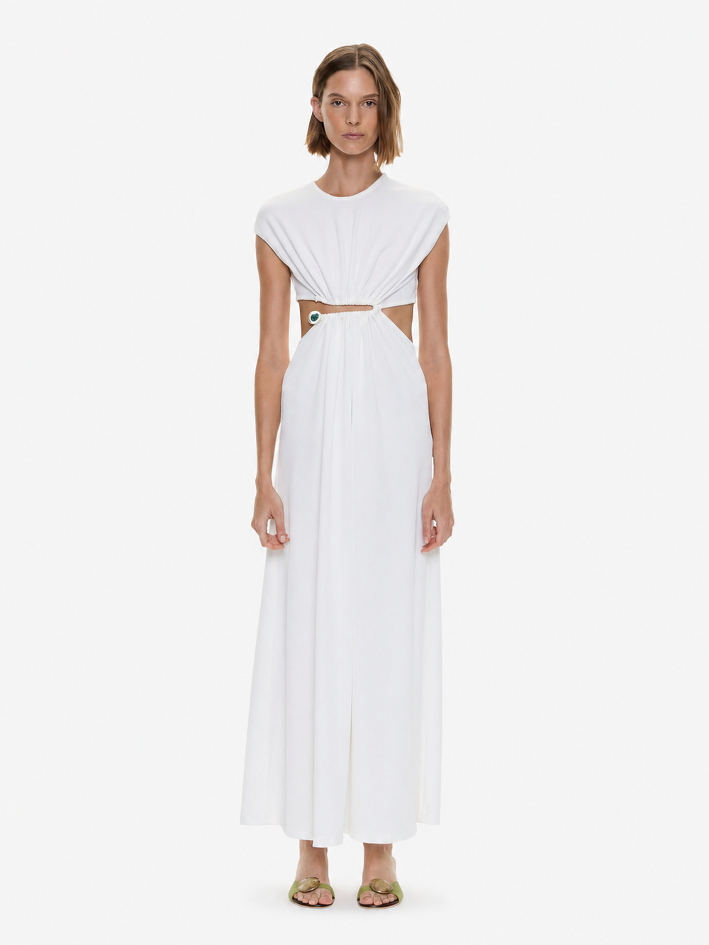 Droplet Crystal Clasp Tank Dress
