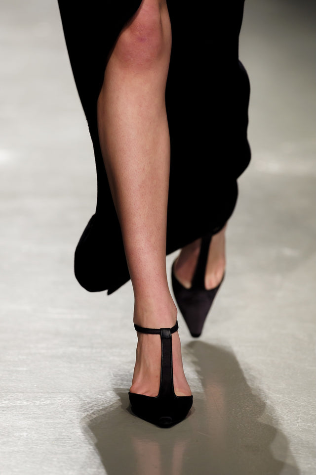 T-Bar Satin Heel