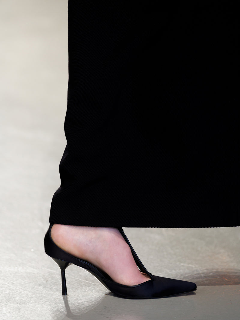 T-Bar Satin Heel - Image 4