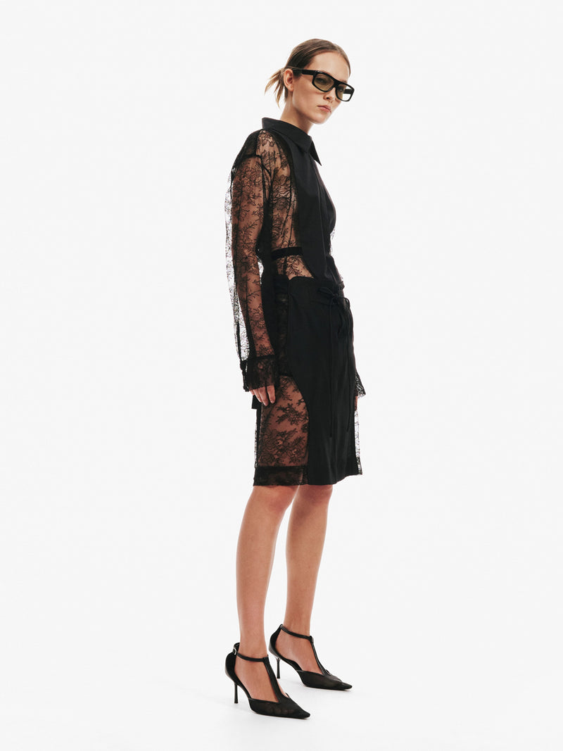 Hudson Wave Lace Boardie Skirt - Image 1