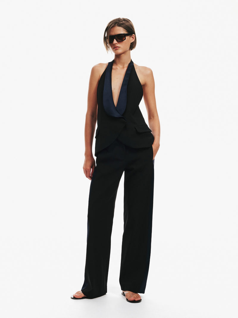 Tuxedo Contrast Wool Trouser - Image 5