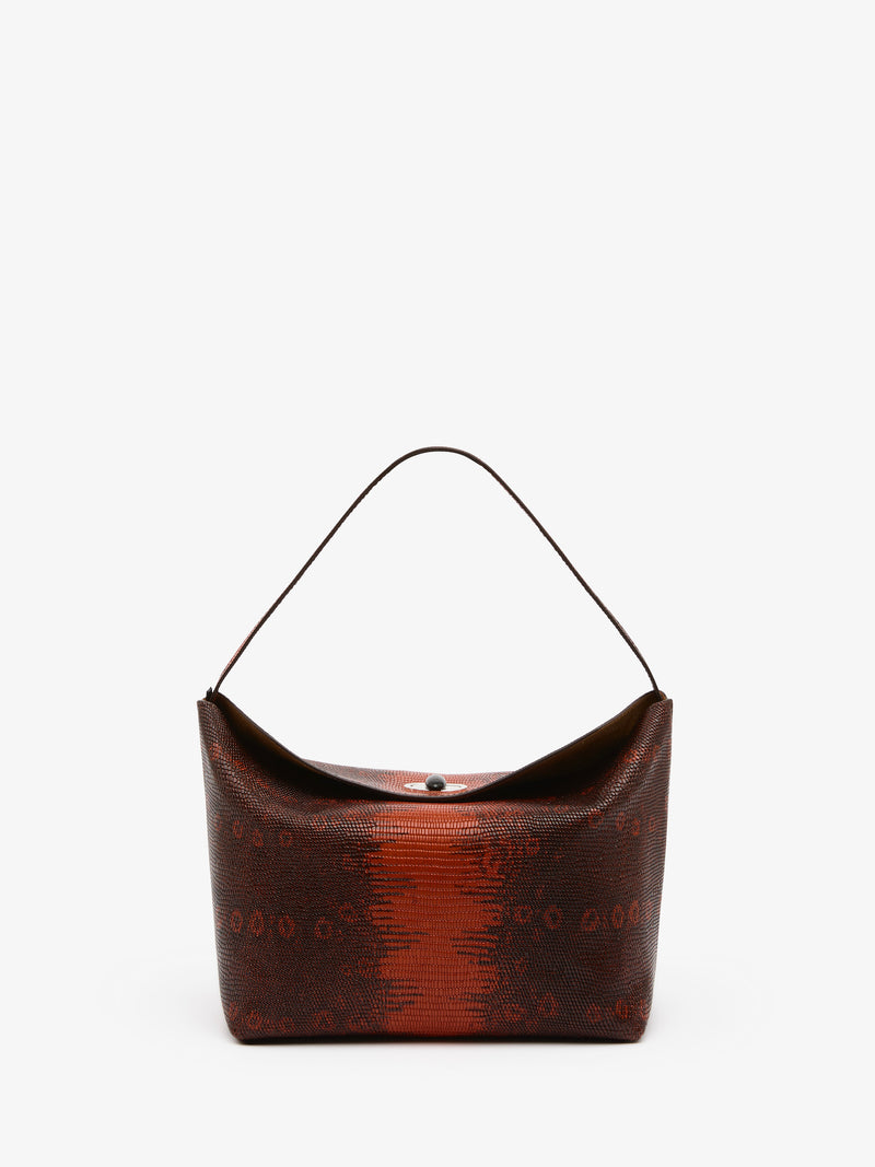 Turnlock Lizard Shoulder Bag - Image 1